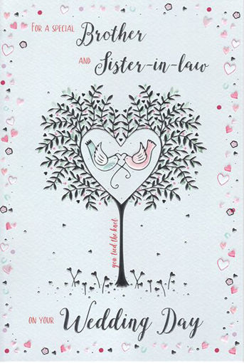 Picture of BROTHER & SISTER IN LAW WEDDING CARD
